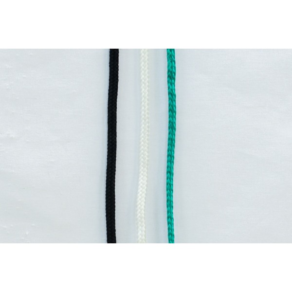 PP pletená šnúra o priemere 4mm, farba : zelená