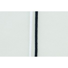 pletená šnúra PA 4,5mm, čierna