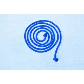 pletené lano, PP modrý, 10mm