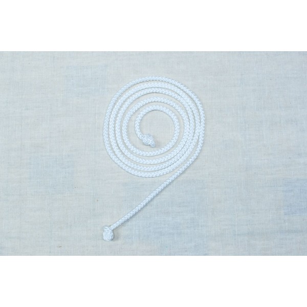 PP pletené lano o priemere 10mm, farba: biela