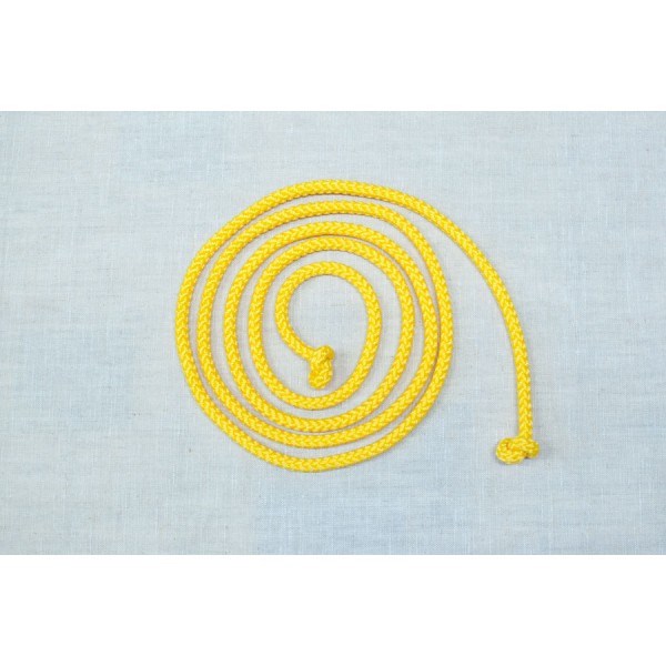 PP pletené lano o priemere 10mm, farba: žltá