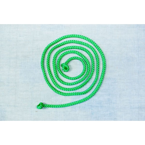 PP pletné lano o priemere 10mm, farba: zelená