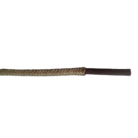 Opletený kábel 2,5mm (hnedý kábel - béžový oplet)