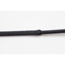 Opletený kábel 1,5mm (čierny kábel - čierny oplet)