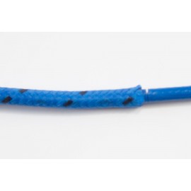 Opletený kábel 1,5mm (modrý kábel - modrý/čierny oplet)