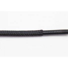 Opletený kábel 4mm (čierny kábel - čierny oplet)