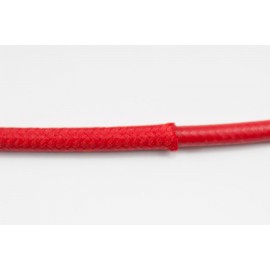 Opletený kábel 4mm (červený kábel - červený oplet)